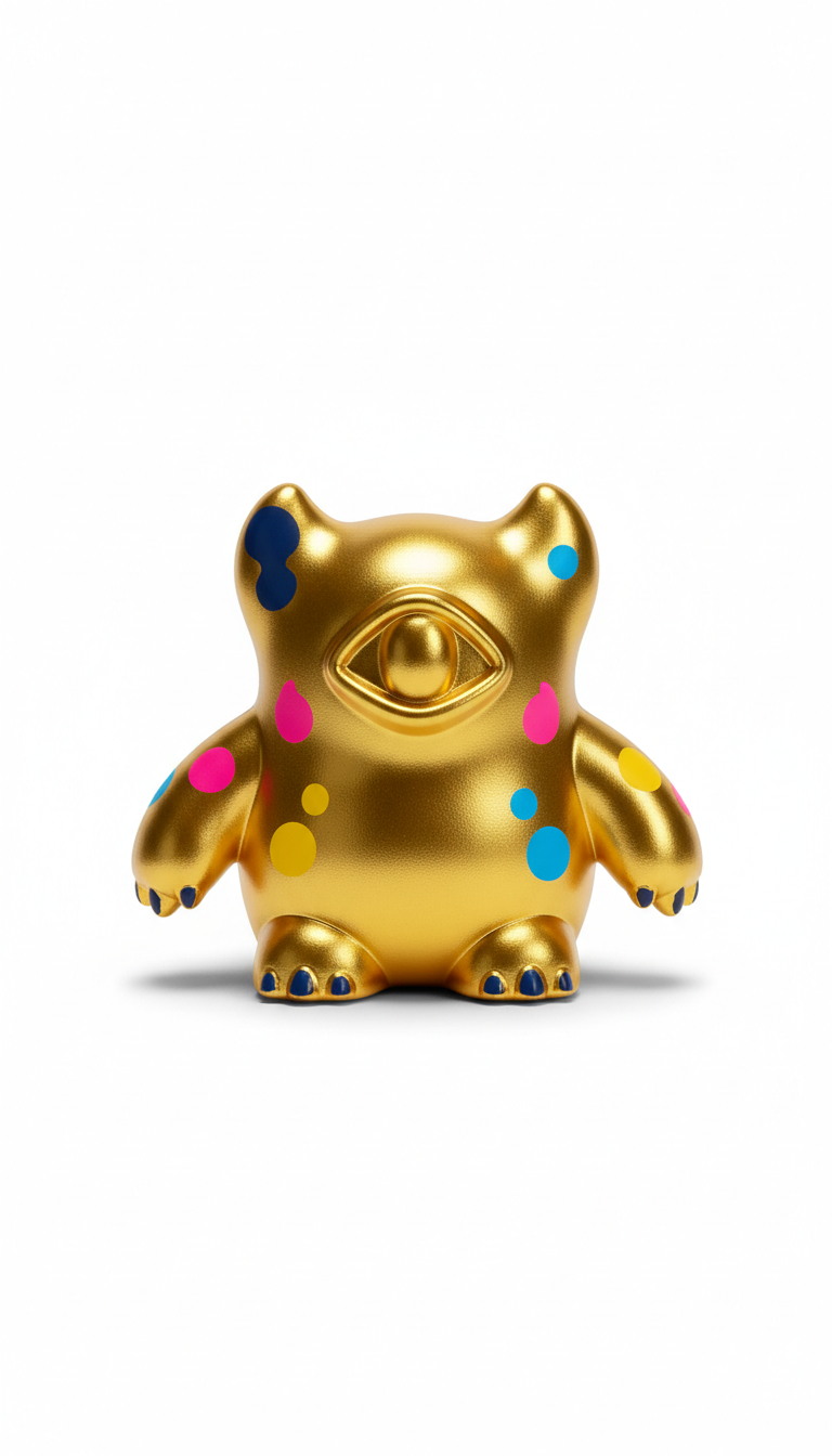 Ultra-Rare Golden Squishy Figure